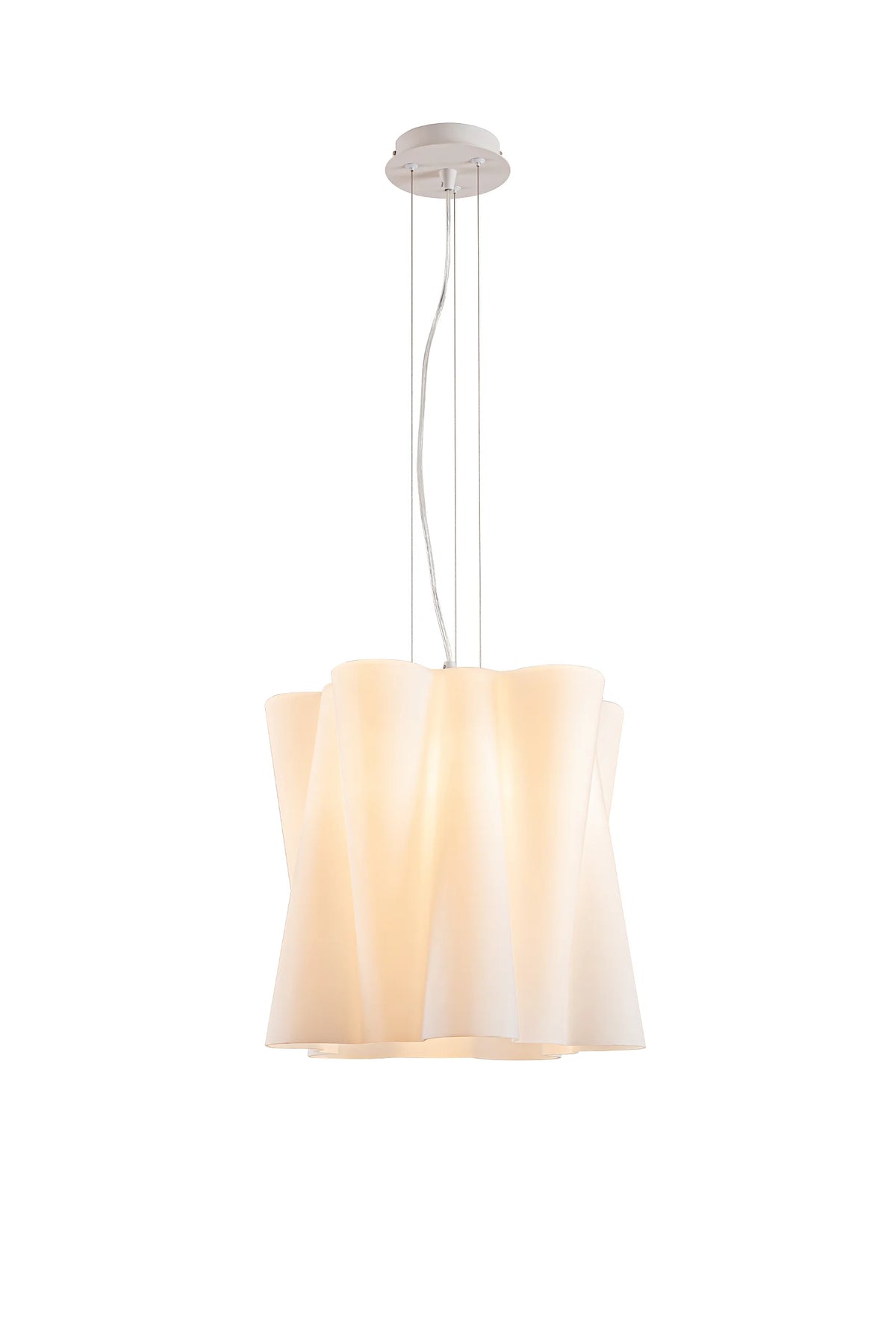 PENDENTE TEJI OPALINO E BRANCO 1xE27 BULBO MAX 60W