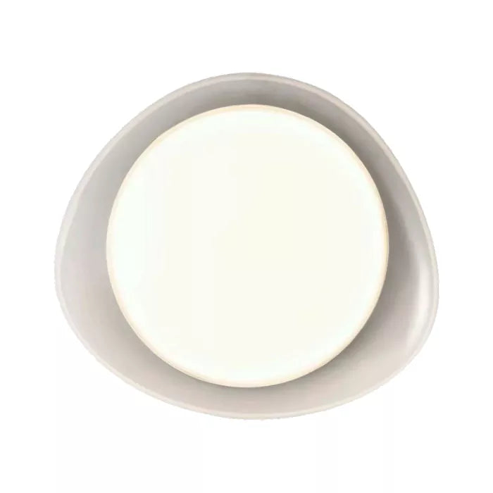 PLAFON CORE TRANSPARENTE E BRANCO 30W 3000K