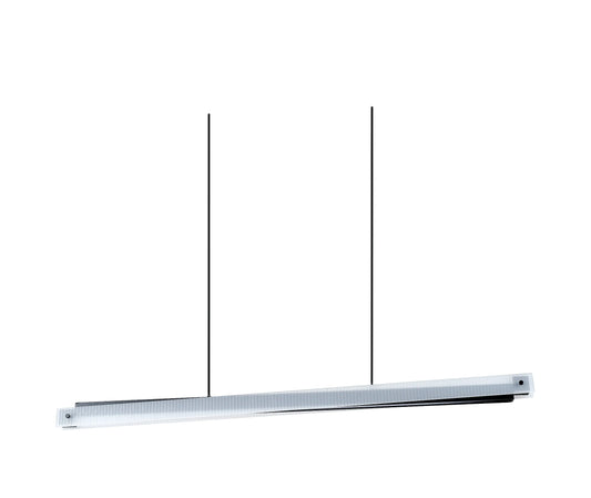 PENDENTE TOURER PRETO E BRANCO 1xLED 16,6W
