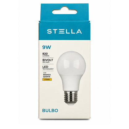 Lâmpada Led A60 E27 9W 2700K
