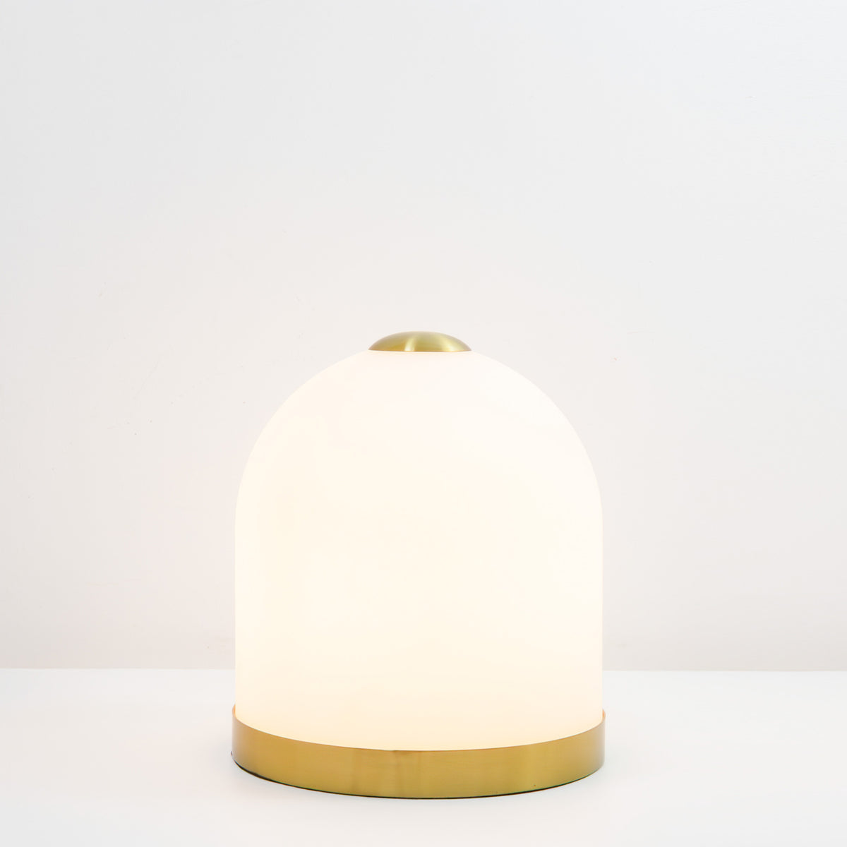 Abajur Artemis Dourado e Opalino 1xE27
