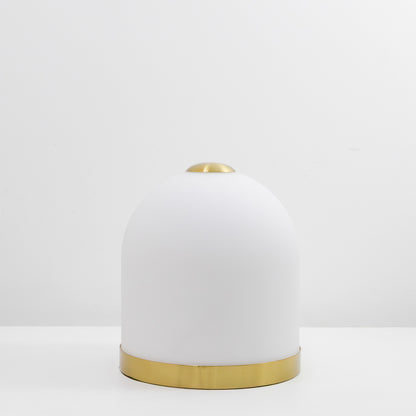 Abajur Artemis Dourado e Opalino 1xE27