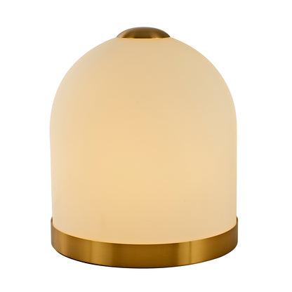 Abajur Artemis Dourado e Opalino 1xE27