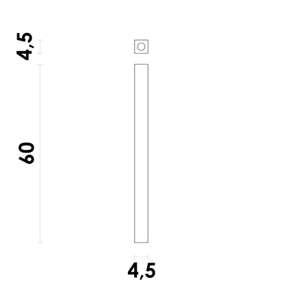 Arandela Pillar Mármore Bege 2xG9