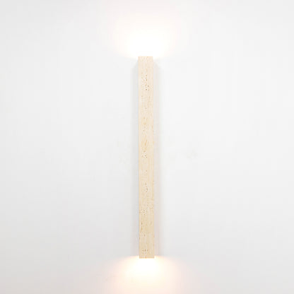 Arandela Pillar Mármore Bege 2xG9