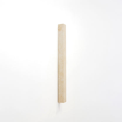 Arandela Pillar Mármore Bege 2xG9