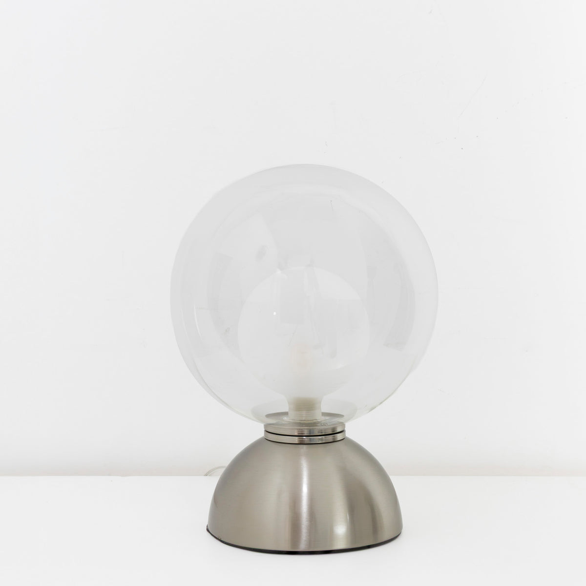Abajur Sibila Transparente e Niquelado 1xG9