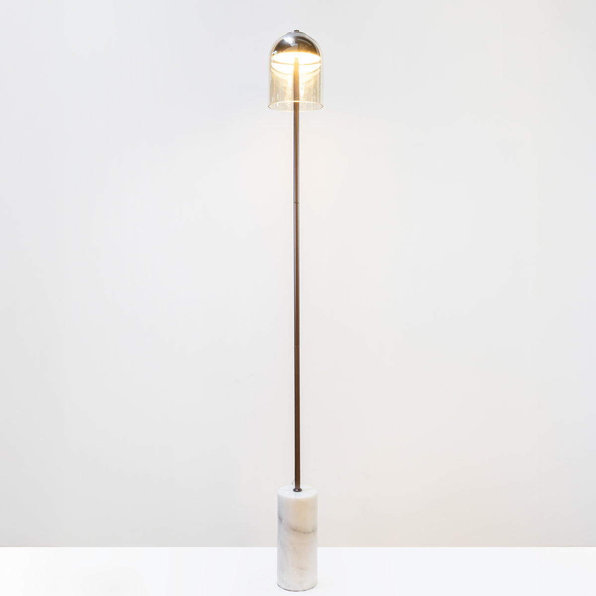 Luminária de Piso Coluna Ventenat Conhaque Cafe 6W 2700K