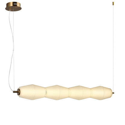 Pendente Artro Transparente e Dourado 30W 3000K