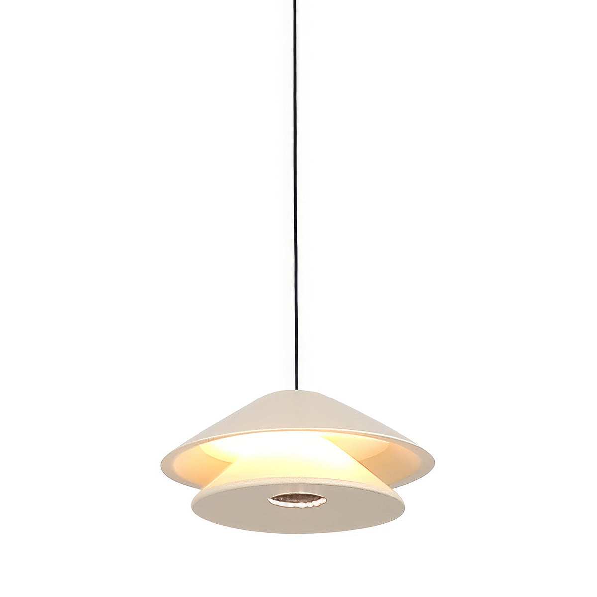 Pendente Foster Bege e Branco 5W 2700K