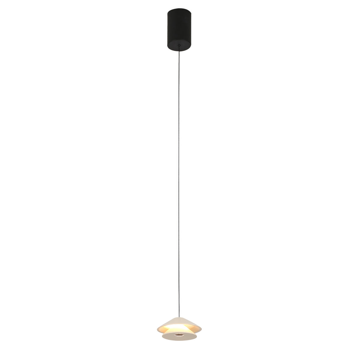 Pendente Foster Bege e Branco 5W 2700K