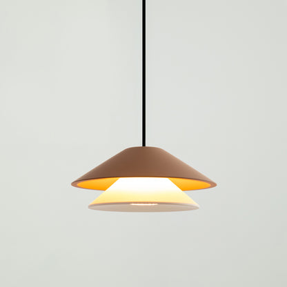 Pendente Foster Terracota e Branco 5W 2700K