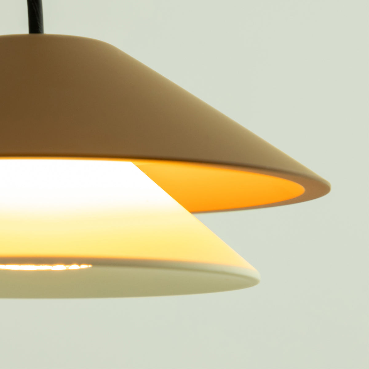 Pendente Foster Terracota e Branco 5W 2700K