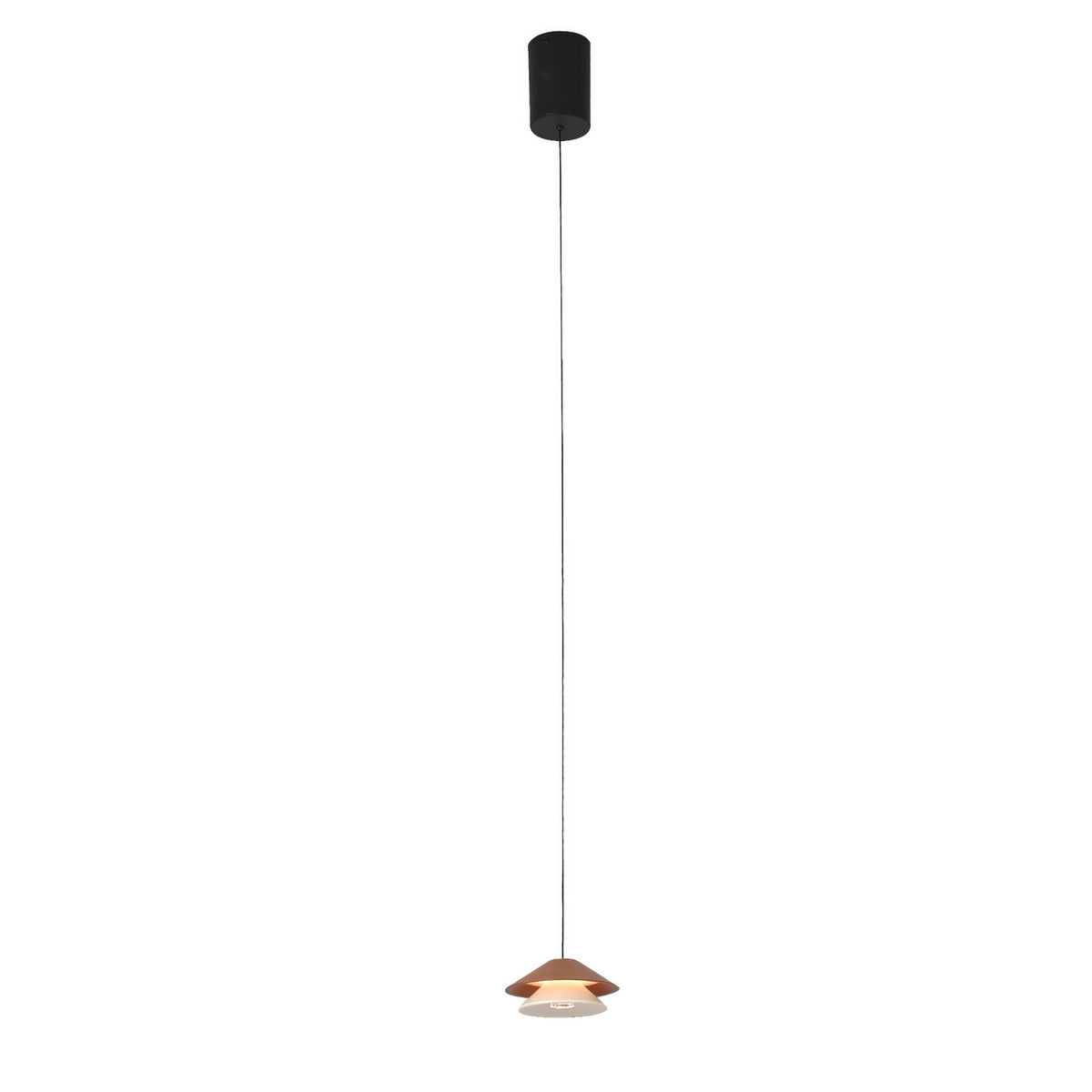 Pendente Foster Terracota e Branco 5W 2700K