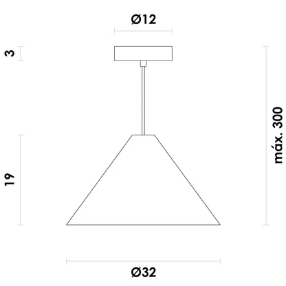 Pendente Fuji Branco 5W 3000K