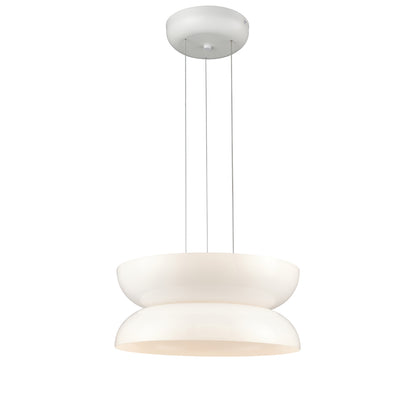 Pendente Gamela Opalino e Branco 10W 3000K