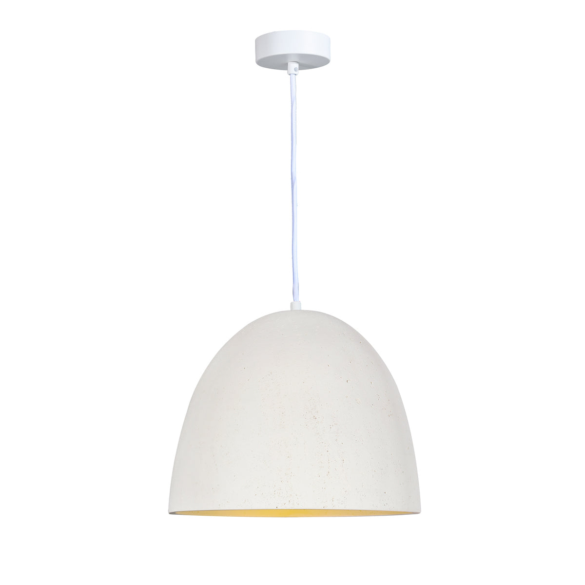 Pendente Gruta Bege e Areia Ø30cm 1xE27