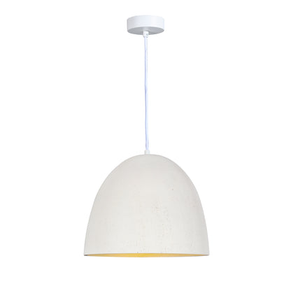 Pendente Gruta Bege e Areia Ø30cm 1xE27