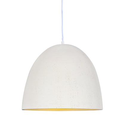 Pendente Gruta Bege e Areia Ø40cm 1xE27