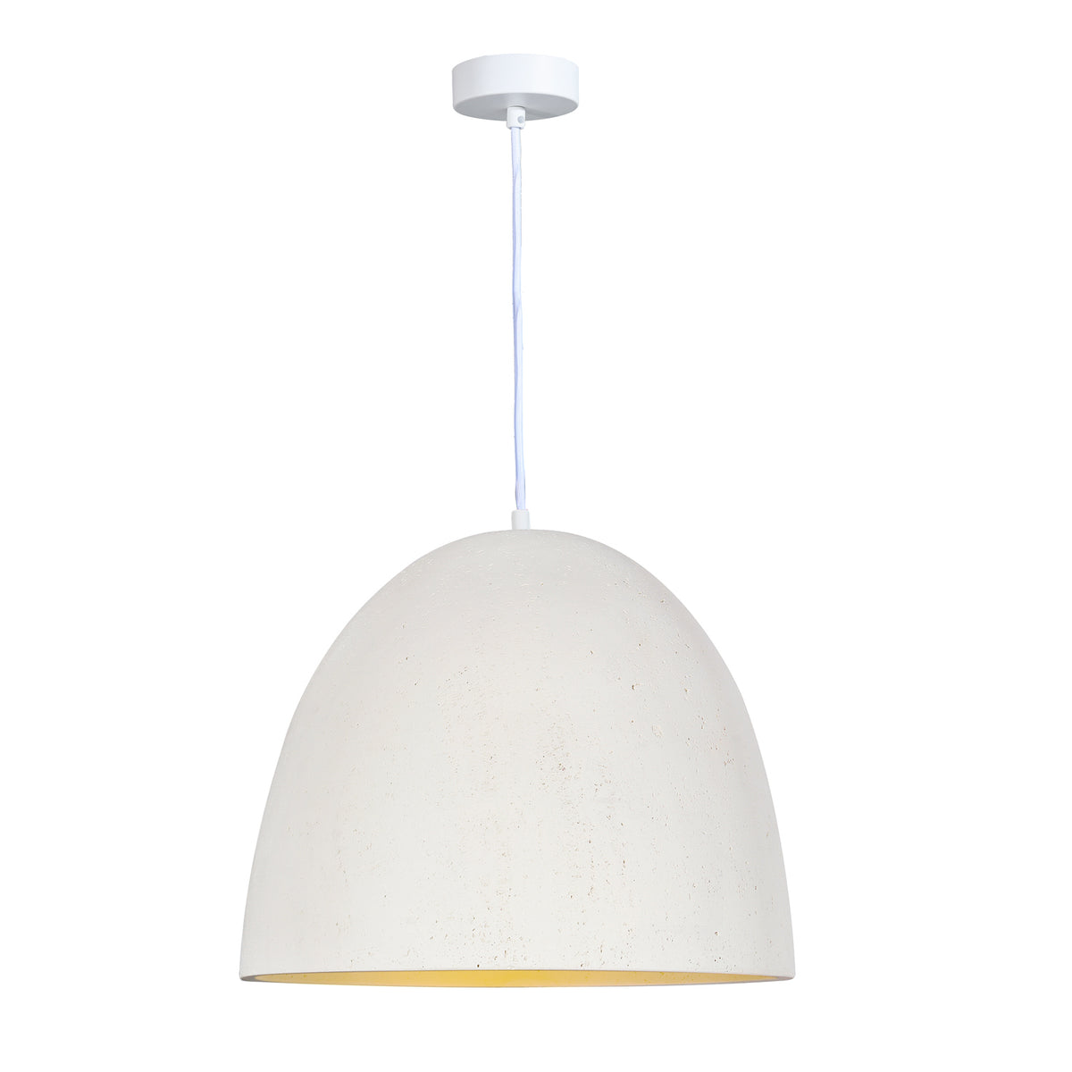 Pendente Gruta Bege e Areia Ø40cm 1xE27