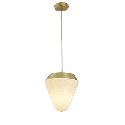 Pendente Hob Opalino e Dourado 1xE27