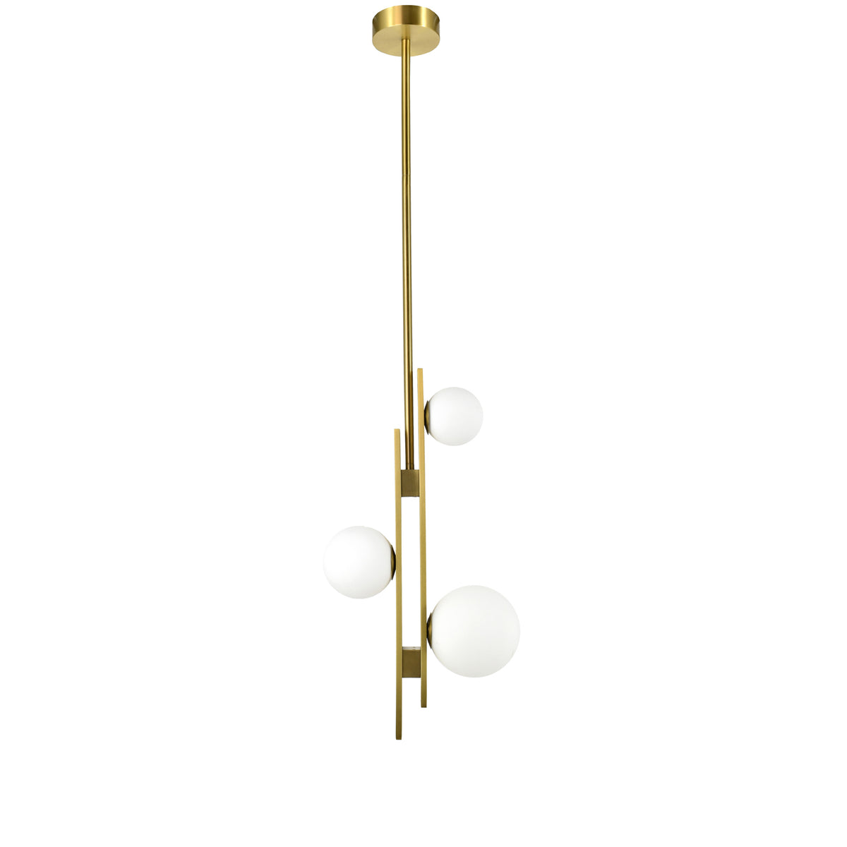 Pendente Jabo Bronze e Opalino 3xG9