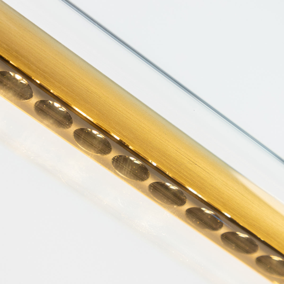Pendente Lloyd Transparente e Dourado 17W 2700K