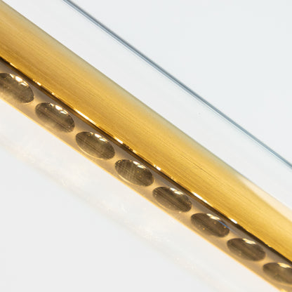 Pendente Lloyd Transparente e Dourado 17W 2700K
