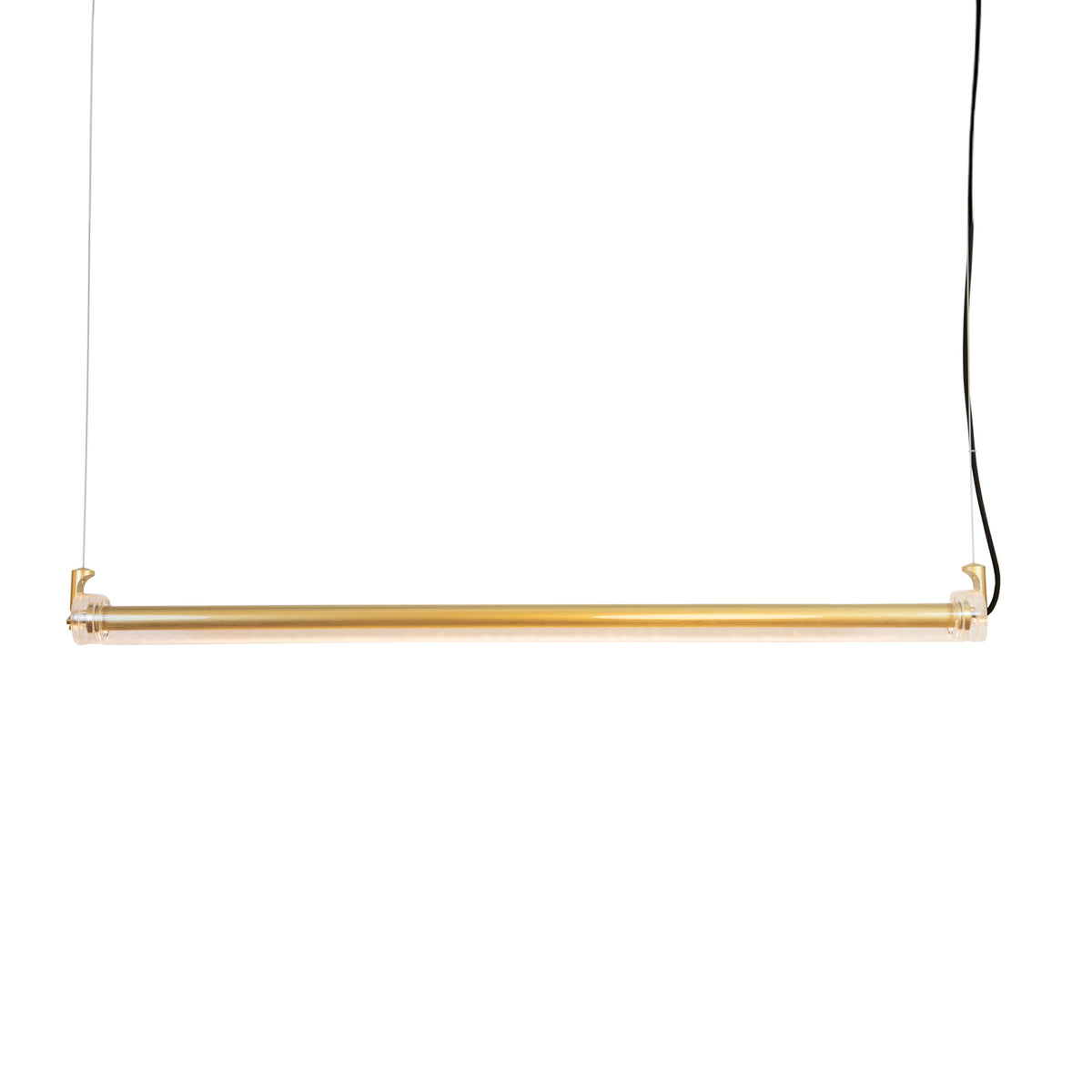 Pendente Lloyd Transparente e Dourado 17W 2700K