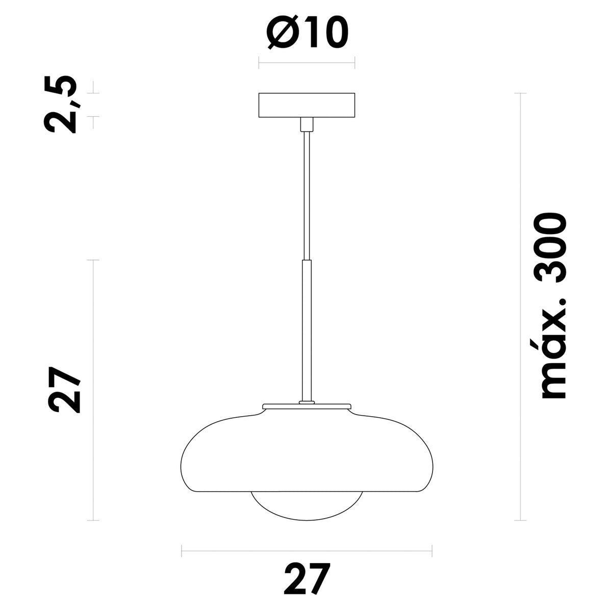 Pendente Lucio Jateado e Opalino 1xG9