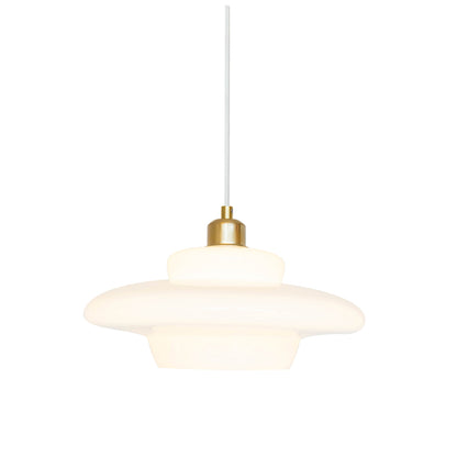 Pendente Oswald Branco e Dourado 1xE27