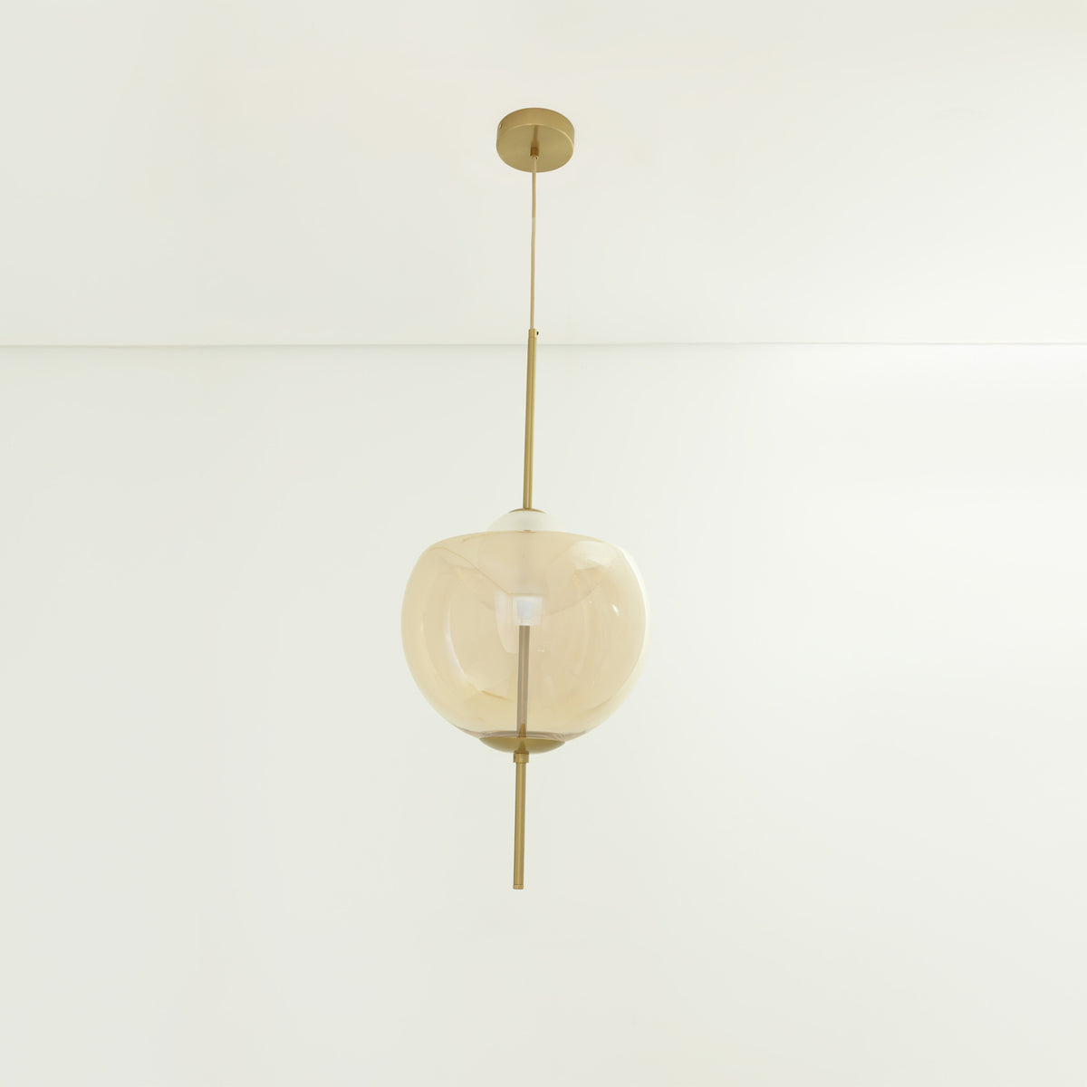 Pendente Perla Âmbar e Dourado 10W 2700K
