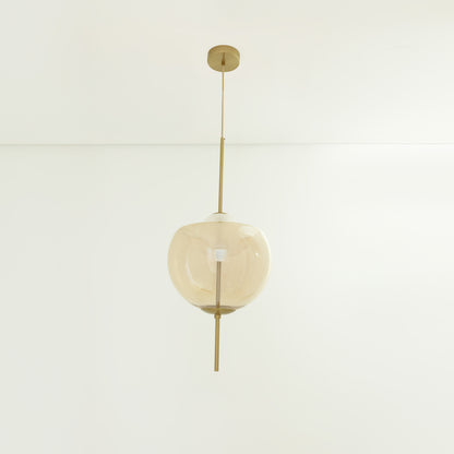 Pendente Perla Âmbar e Dourado 10W 2700K