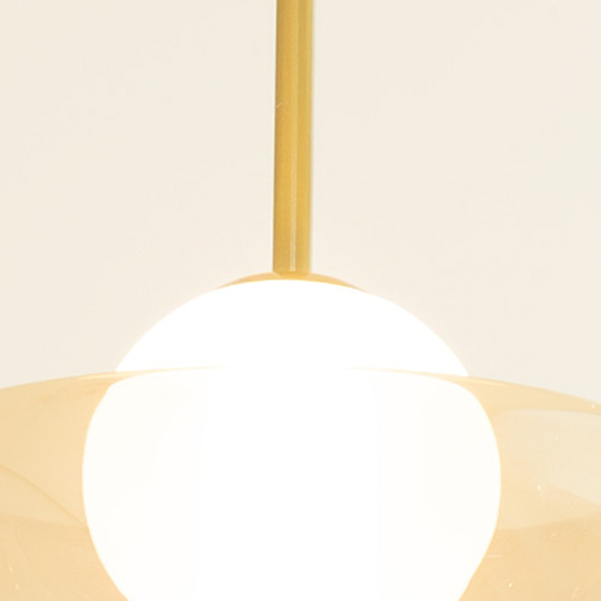 Pendente Perla Âmbar e Dourado 10W 2700K
