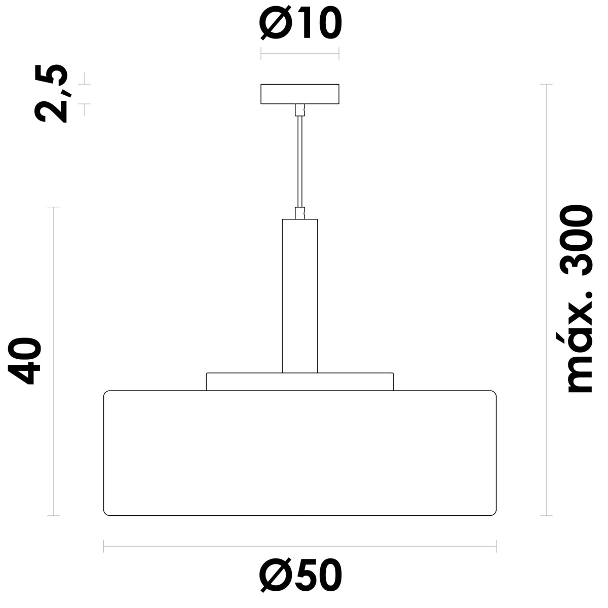 Pendente Spinner Marrom e Dourado 1xE27