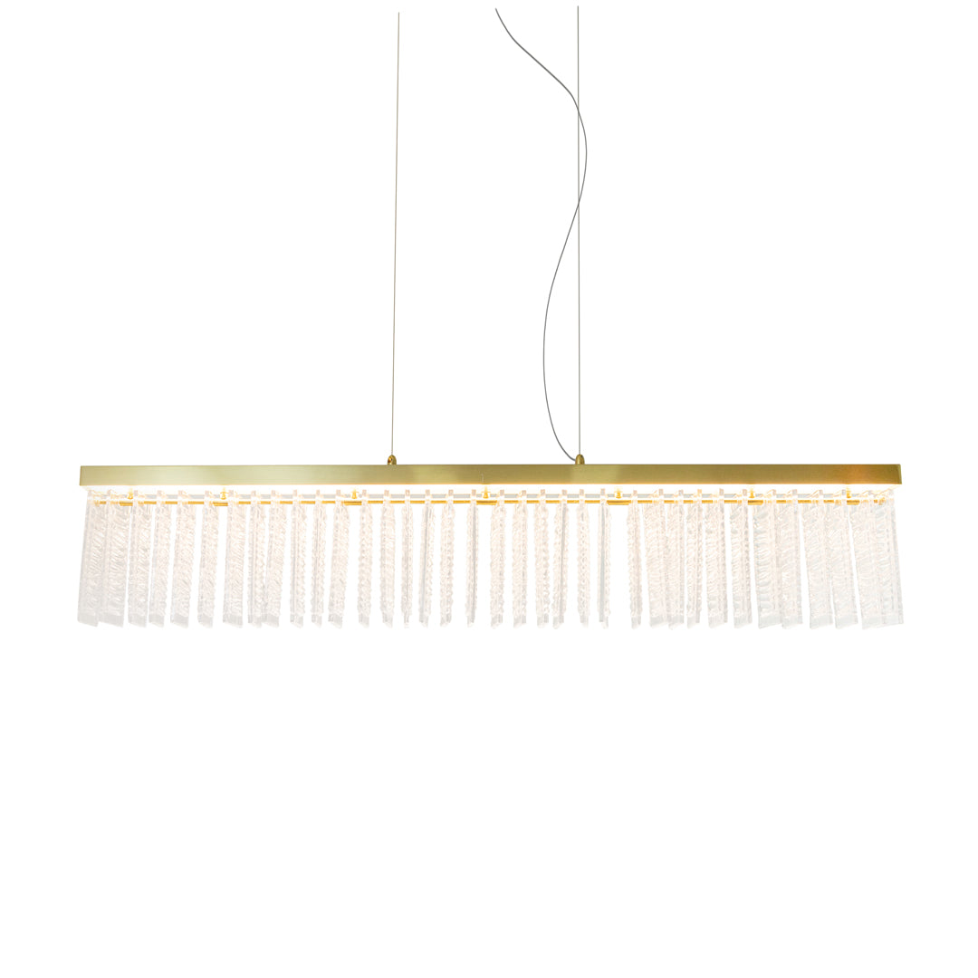 Pendente Tile Bronze e Transparente 44W 3000K