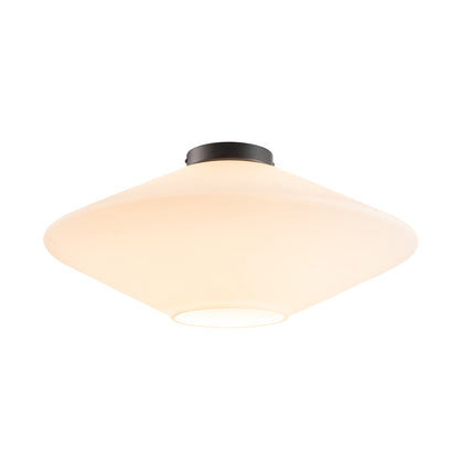 Plafon Losanghe Opalino e Preto 1xE27