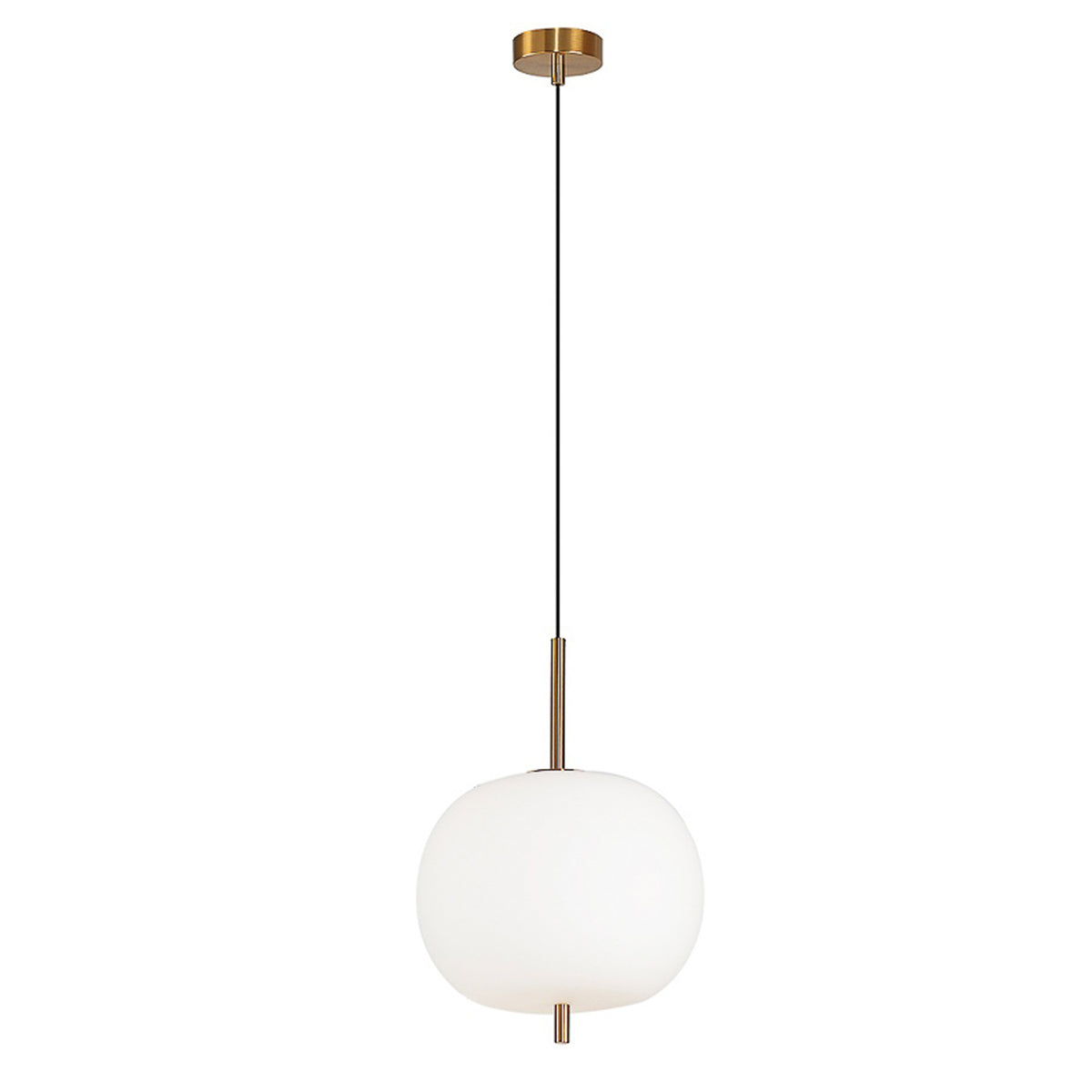 Pendente Tres Dourado e Branco ∅32cm E27