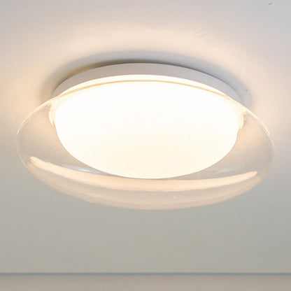 Plafon Core Transparente e Branco 10W 3000K