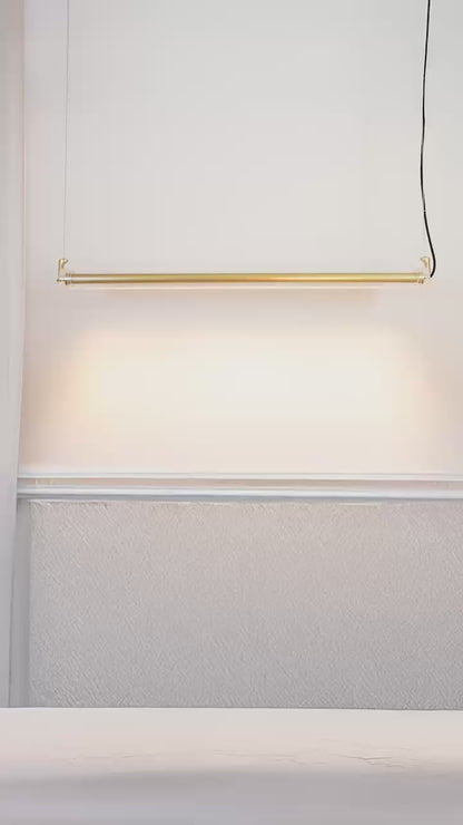 Pendente Lloyd Transparente e Dourado 17W 2700K