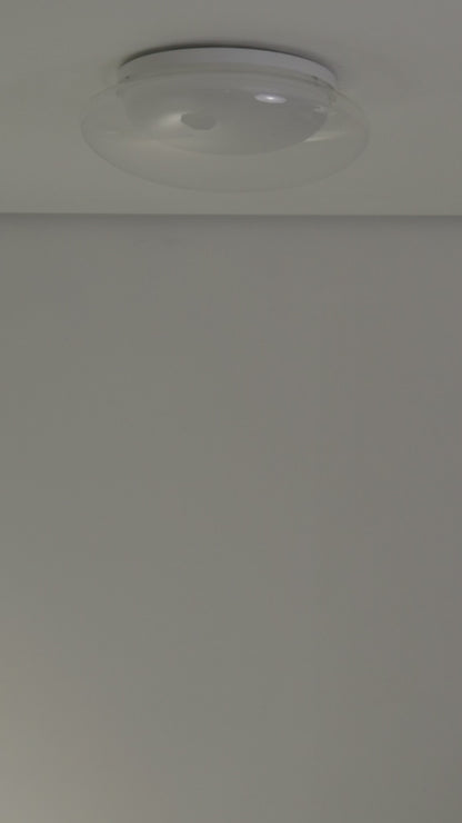 Plafon Core Transparente e Branco 10W 3000K